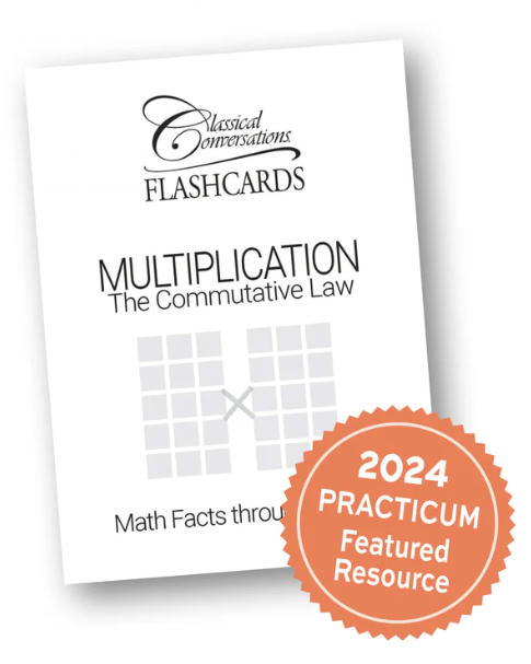 Multiplication: The Commutative Law (Math Flashcards)