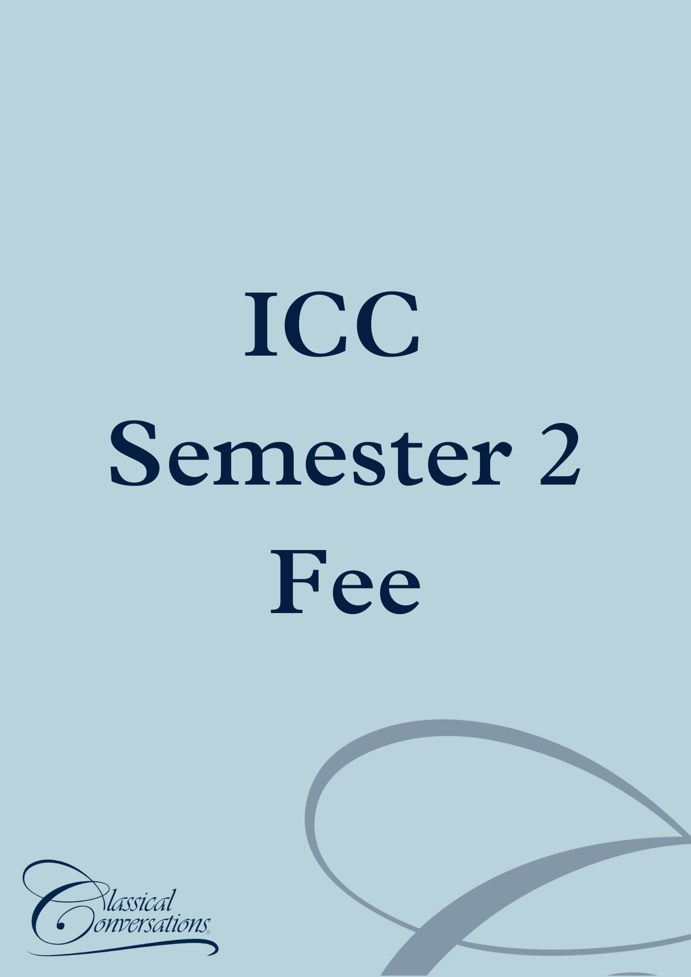 ICC Semester 2 Fee