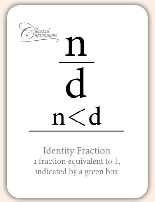 Fractions: Equivalencies and Properties (Math Flashcards) UNBOXED