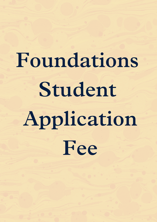 Foundations Student Application Fee